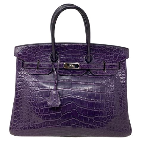 hermes birkin 35 purple|Hermes Birkin 35 size.